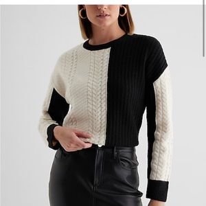 Express Cable knit sweater size M